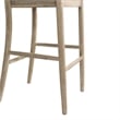 Home Square 2 Piece Rustic Solid Wooden Bar Stool Set in Natural