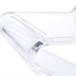 Home Square 2 Piece Modern Acrylic Z-Chair Set in Clear