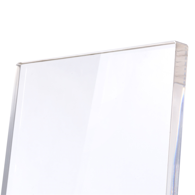 Home Square 2 Piece Modern Acrylic Z-Chair Set in Clear