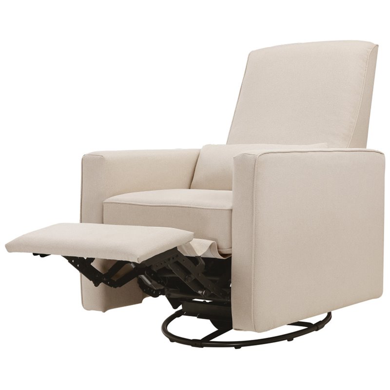 cream fabric recliner