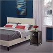 Home Square 2 Piece Wood Nightstand Set with Cabinet and Drawer in Espresso