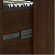 Home Square 2 Drawer Wood Filing Cabinet Set in Bing Cherry (Set of 2)