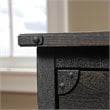 Home Square 2 Piece 2-drawer Mobile Wood Filing Cabinet Set in Carbon Oak/Black