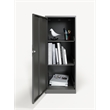 Home Square 3 Shelf Metal Locker Storage Cabinet Set in Charcoal (Set of 2)