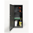 Home Square 3 Shelf Metal Locker Storage Cabinet Set in Charcoal (Set of 2)