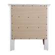 Home Square 2 Piece Solid Wood Nightstand Set with 3 Drawers in White