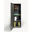 Home Square 2 Piece Metal Locker Storage Cabinet Set with 4 Shelf in Charcoal