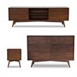 Home Square 3 Piece Living Room Set with TV Stand End Table and Dresser