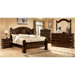 Oulette Transitional Wood 3 Drawer Nightstand in Cherry Set of 2