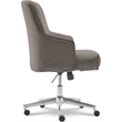 Home Square 2 Piece Soft Fabric Home Office Chair Set in Medium Gray