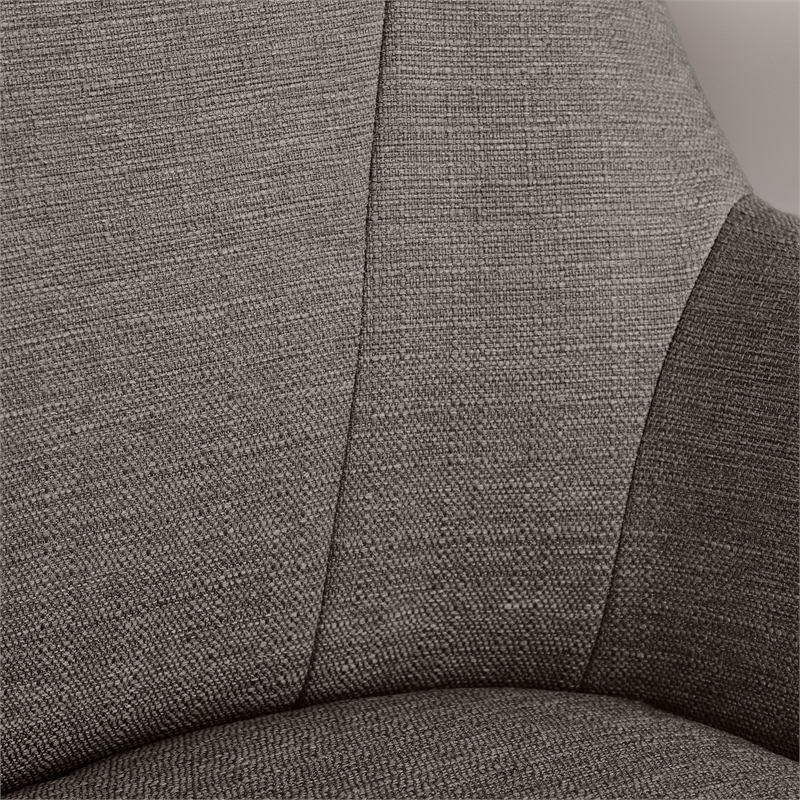 Home Square 2 Piece Soft Fabric Home Office Chair Set in Medium Gray