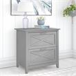 Home Square 2 Piece Lateral Filing Cabinet Set with 2 Drawer in Cape Cod Gray