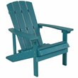 Home Square 2 Piece Faux Wood Adirondack Chair Set in Sea Foam