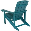 Home Square 2 Piece Faux Wood Adirondack Chair Set in Sea Foam