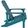 Home Square 2 Piece Faux Wood Adirondack Chair Set in Sea Foam