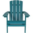 Home Square 2 Piece Faux Wood Adirondack Chair Set in Sea Foam