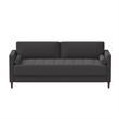 Home Square 2 Piece Fabric Upholstery Sofa Set in Heather Gray