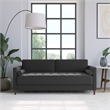 Home Square 2 Piece Fabric Upholstery Sofa Set in Heather Gray
