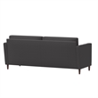 Home Square 2 Piece Fabric Upholstery Sofa Set in Heather Gray