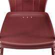 Home Square 2 Piece Tulip UV-resistant Metal Patio Chair Set in White