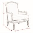 Home Square 2 Piece Regal Distressed Wood Accent Chair Set in Taupe Gray