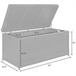 Home Square 2 Piece UV-resistant Resin Wicker Patio Deck Box Set in Brown
