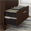 Home Square 2 Piece Wood Lateral Filing Cabinet Set in Mocha Cherry