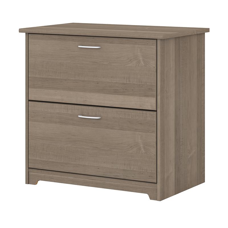 Home Square 2 Piece Engineered Wood Filing Cabinet Set in Ash Gray