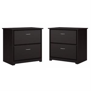 home square 2 piece engineered wood filing cabinet set in espresso oak