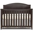 Baby Crib and 6 Drawer Double Dresser Set in Espresso