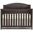 Baby Crib and 4 Drawer Dresser Chest Set in Espresso
