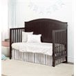 Baby Crib and 4 Drawer Dresser Chest Set in Espresso