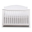 Baby Crib with 4 Drawer Chest and Double Dresser Set in White