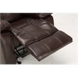 Home Square Burnished Brown Faux Leather Recliner ( Set of 2 )