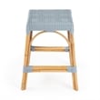 Home Square 2 Piece Counter Stool Set in Twilight Blue