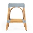 Home Square 2 Piece Counter Stool Set in Twilight Blue