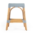 Home Square 3 Piece Counter Stool Set in Twilight Blue