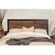 Home Square 3 Piece Bedroom Set with Bed Nightstand and Dresser in Rustic Pine