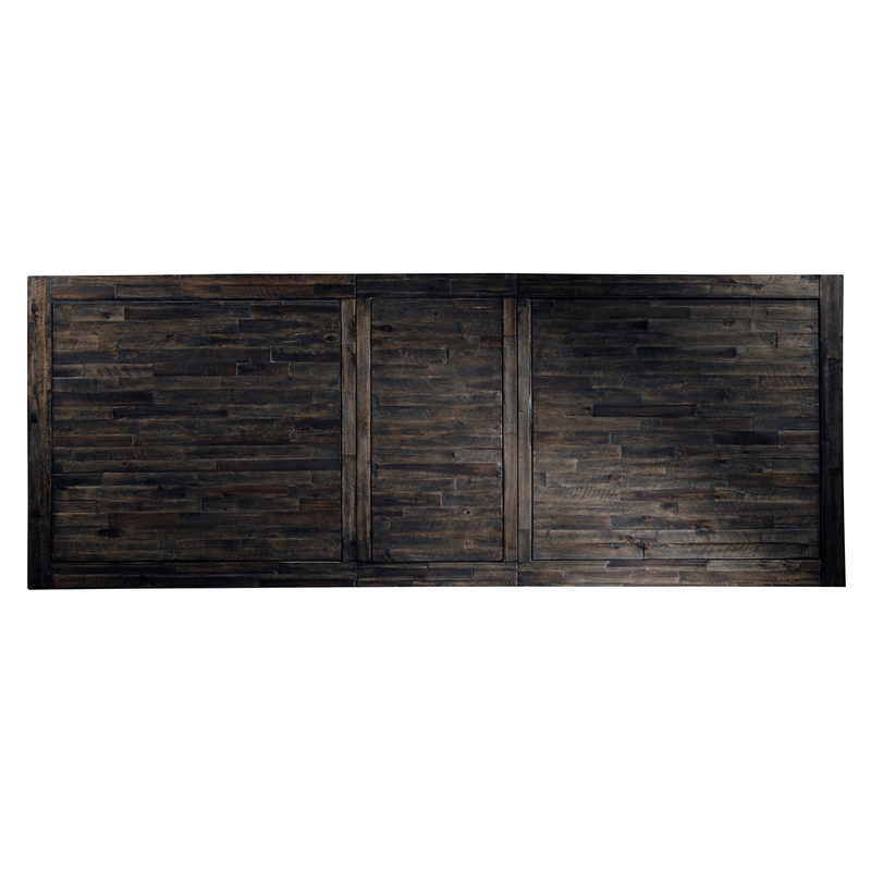 Home Square 7 Piece Set with Dining Table and 6 Tufted Dining Chairs 