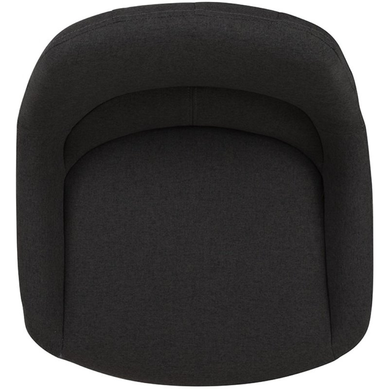 Home Square 2 Piece Fabric Gas Lift Adjustable Swivel Bar Stool Set in Black