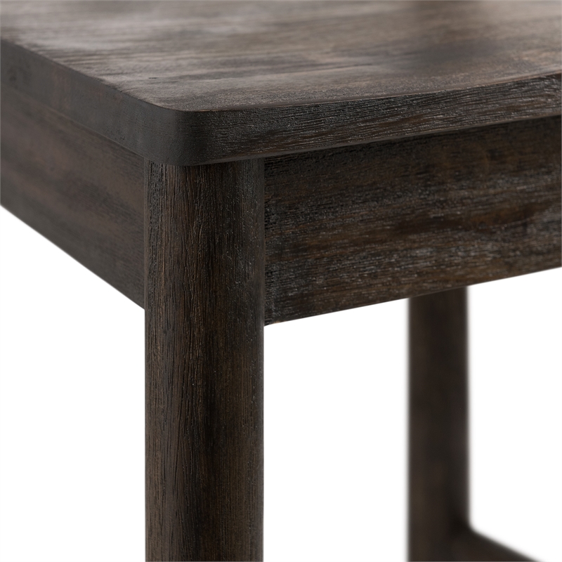 Home Square 2 Piece X-back Solid Wood Bar Stool Set in Dark Brown