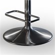 Home Square 2 Piece Adjustable Swivel Fabric Bar Stool Set in Charcoal Gray