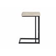 Home Square 2 Piece Faux Leather and Steel Counter Stool Set in Cream/Black