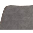 Home Square 2 Piece Faux Leather and Steel Counter Stool Set in Antique Gray