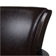 Home Square 3 Piece Swivel Faux Leather Counter Stool Set in Vintage Brown