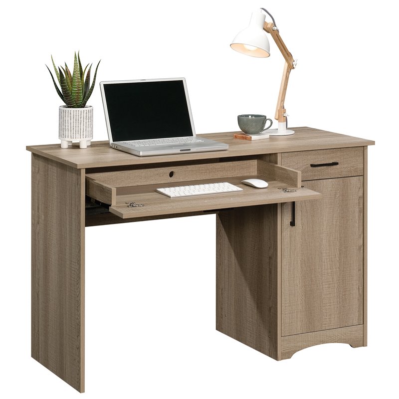 Home Square 2 Piece Furniture Set with 3-shelf Bookcase and Computer Desk