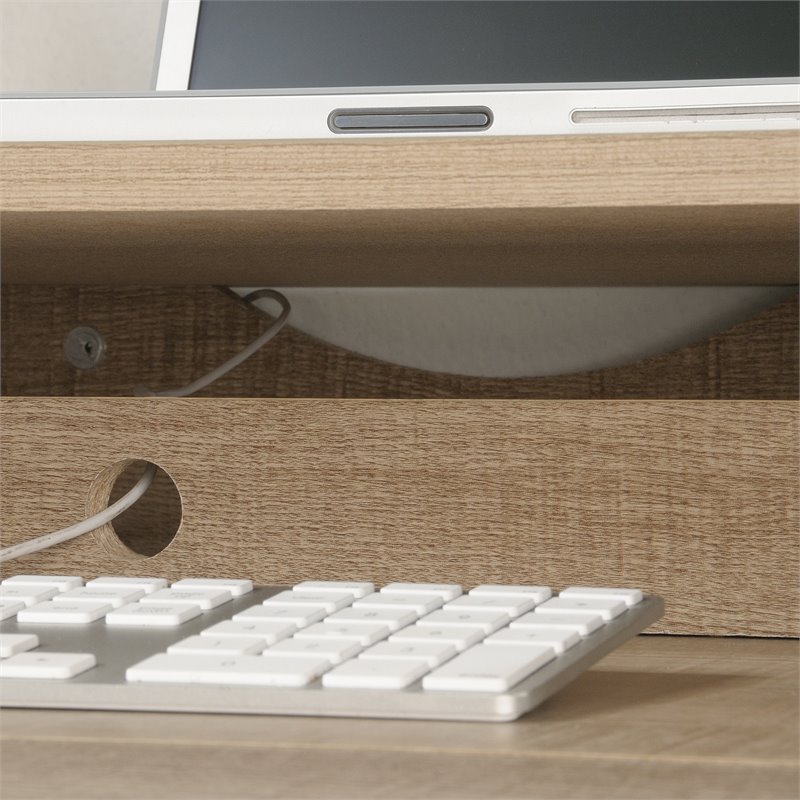Home Square 2 Piece Furniture Set with 3-shelf Bookcase and Computer Desk