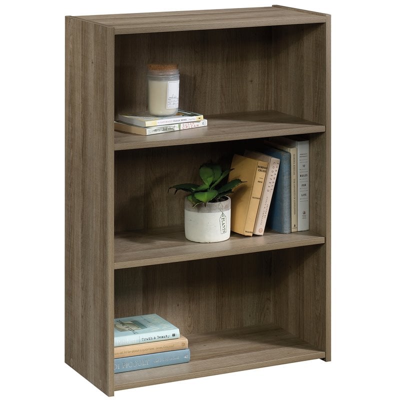 Home Square 2 Piece Furniture Set with 3-shelf Bookcase and Computer Desk
