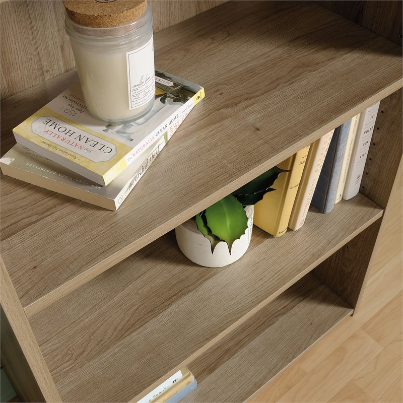 Home Square 2 Piece Furniture Set with 3-shelf Bookcase and Computer Desk