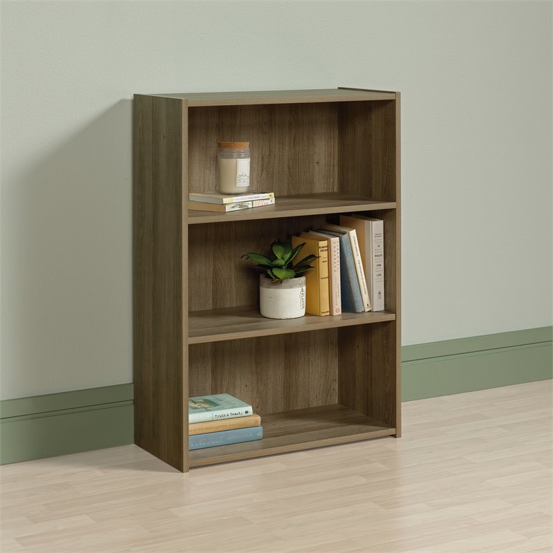 Home Square 2 Piece Furniture Set with 3-shelf Bookcase and Computer Desk